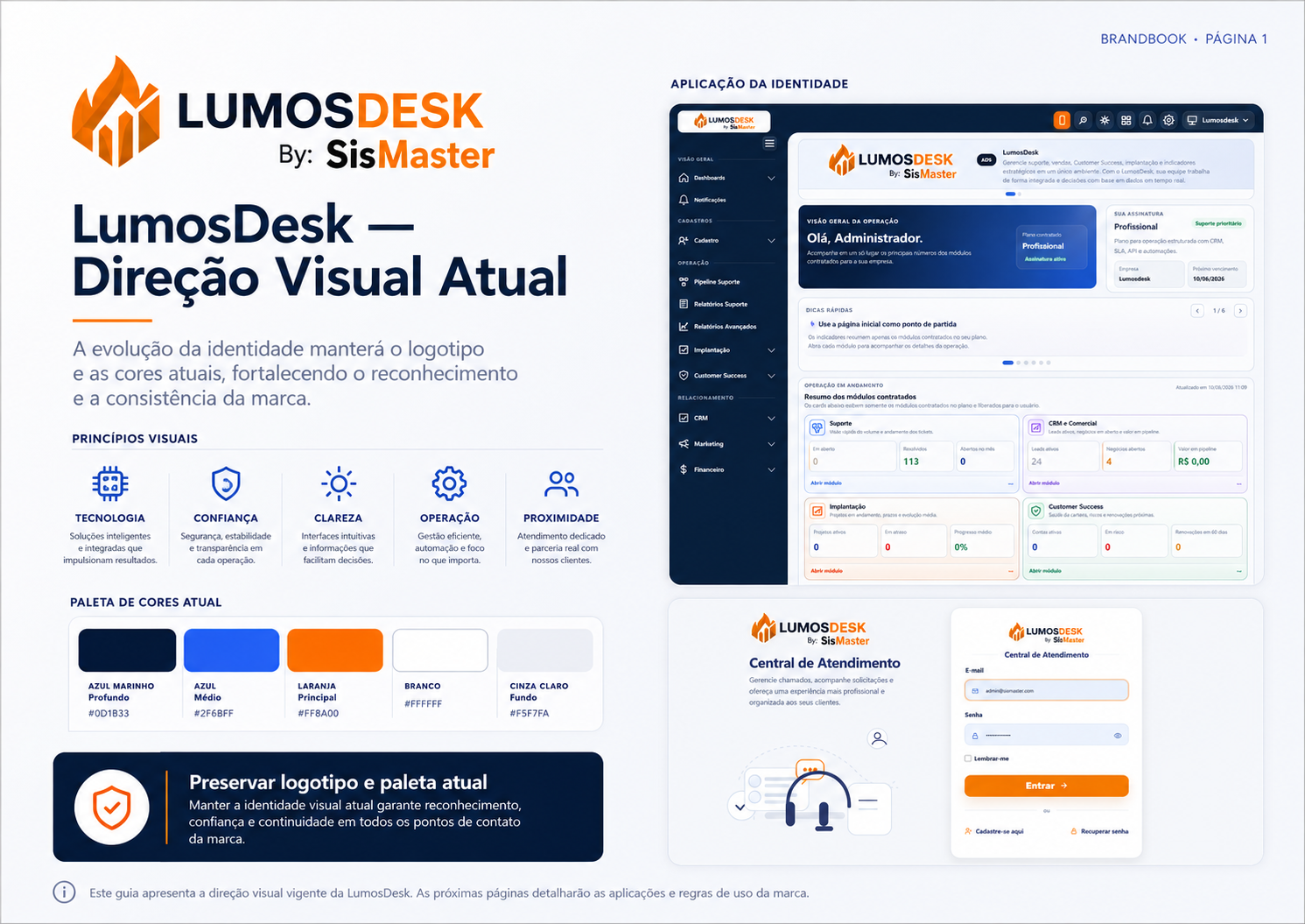Brandbook LumosDesk página 1