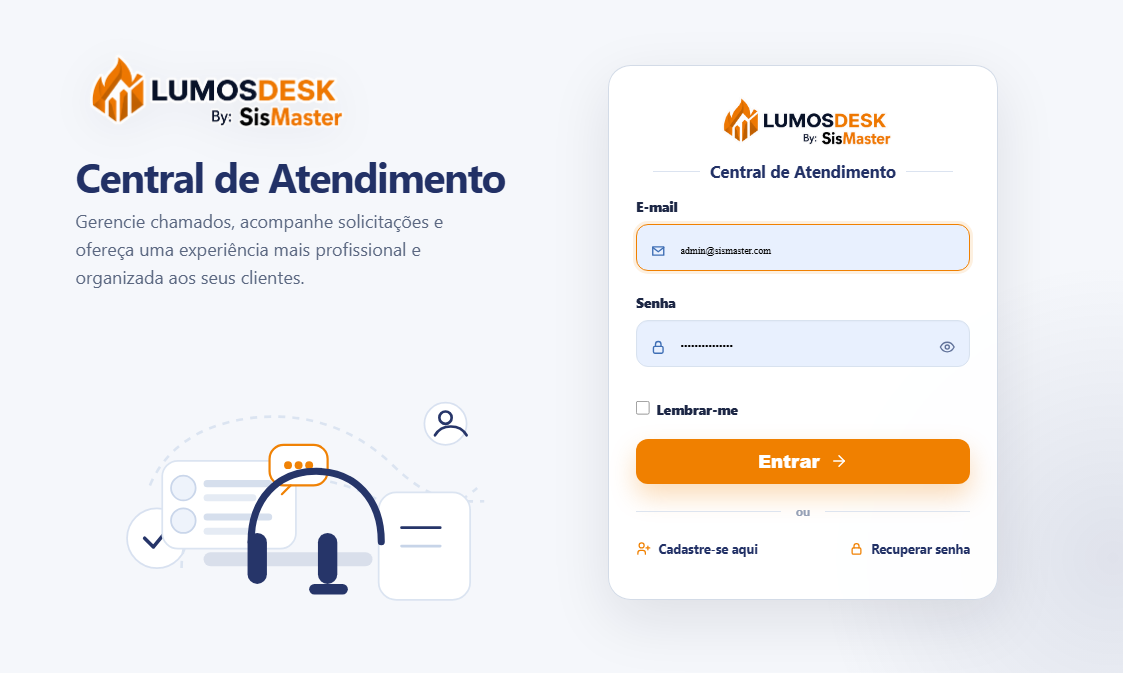 Login LumosDesk